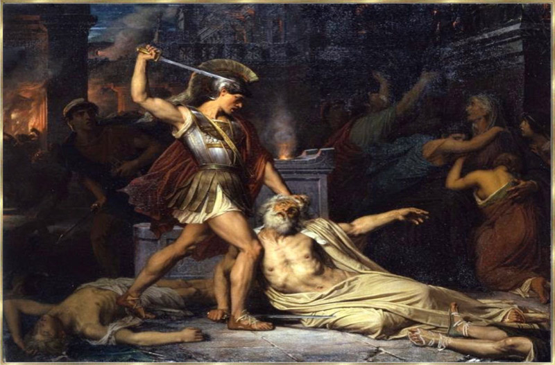 Ares war blutdrnstig und grausam und schickte Sterbliche in den Tod