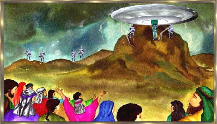 Moses hatte die erste Begegnung mit einem Ufo am Berg Sinai