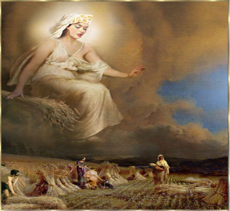 Demeter ist in der griechischen Mythologie eine Muttergttin