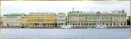 Der Eremitagekomplex in St. Petersburg