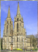 Die Elisabethkirche in Marburg.