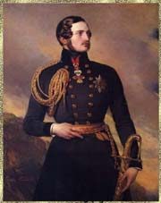 Prinz Albert von Sachsen-Coburg un dGotha.