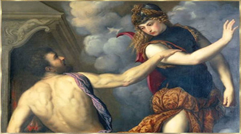 Hephaistos verheiratet mit Aphrodite