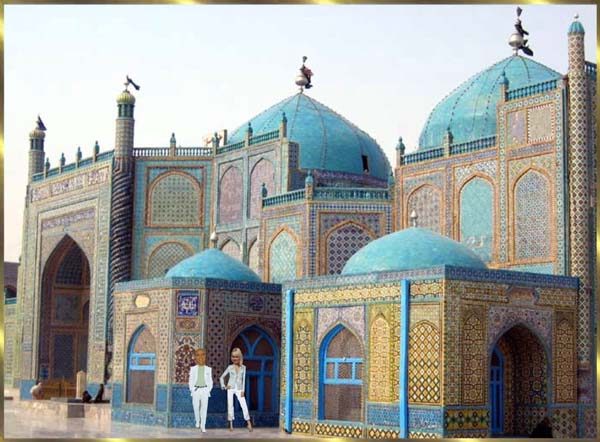 Die Mazar-e-Sharif Moschee