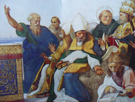 Die Verfolgung der Juden in Deutschland beginnt unter Papst Innozenz III. Das von ihm einberufene 4. Laterankonzil von 1215 schliet Juden von Handwerk und Gewerbe aus.