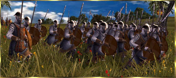 Edward III.landet mit 4000 Rittern und 10000 Bogenschtzen in der Normandie.