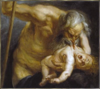 Kronos, Vater des Zeus