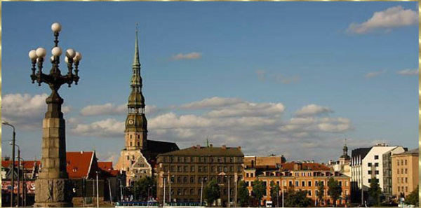 Die St. Peterskirche in Riga