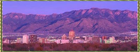 Die Skyline von Albuquerque