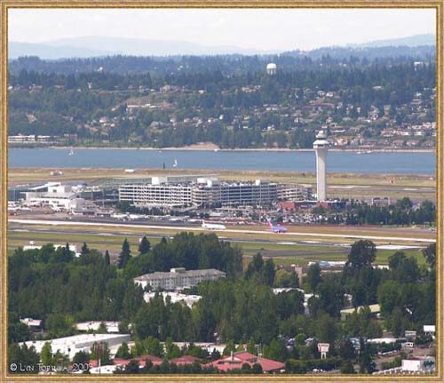 Airport Portland in Sicht