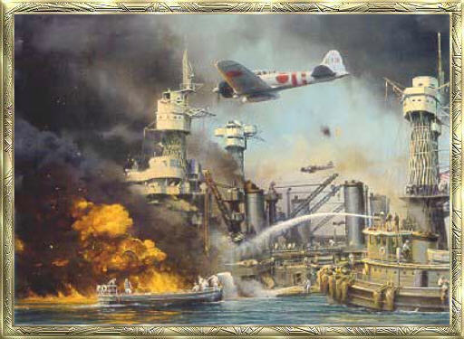 Der berfall der Japaner auf Pearl Harbor