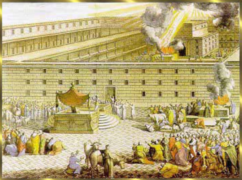 Knig Salomons Tempel in vollem Glanz