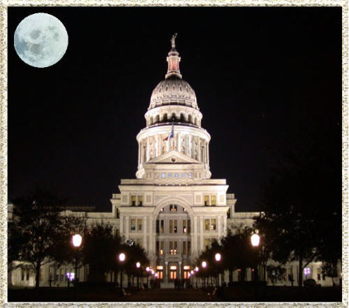 Das state Capitol bei Nacht