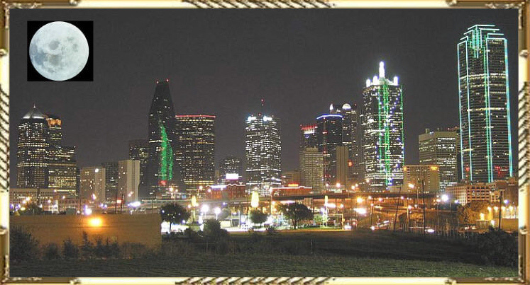 Die Skyline von Dallas