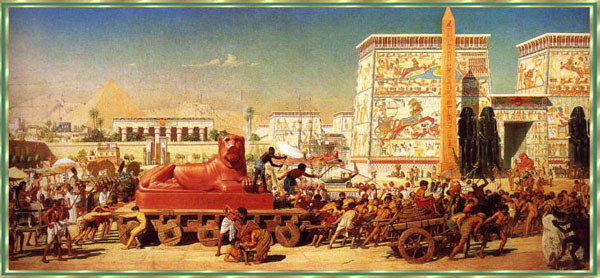 Die Zeit der gyptischen Sklaverei unter Ramses I. Sethos I. und Ramses II.