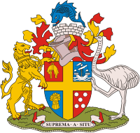 Das Wappen von Wellington